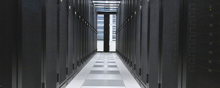 Het datacenter van Hosting2GO waar duurzame hosting wordt toegepast.