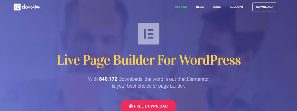 Elementor WordPress pagebuilder