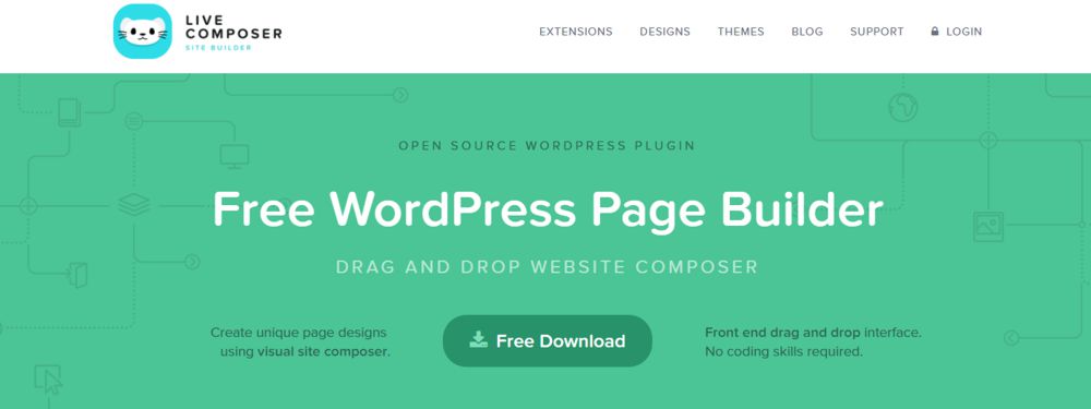 Live Composer pagebuilder voor WordPress