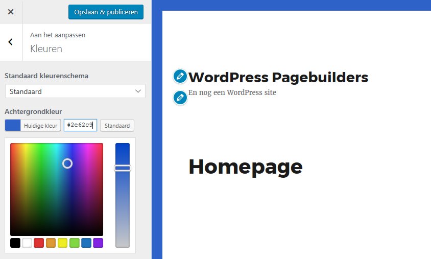 Eenvoudige wijzigingen aanbrengen met de WordPress customizer