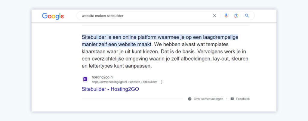 Je hebt een website nodig om goed vindbaar te zijn in de zoekresultaten.