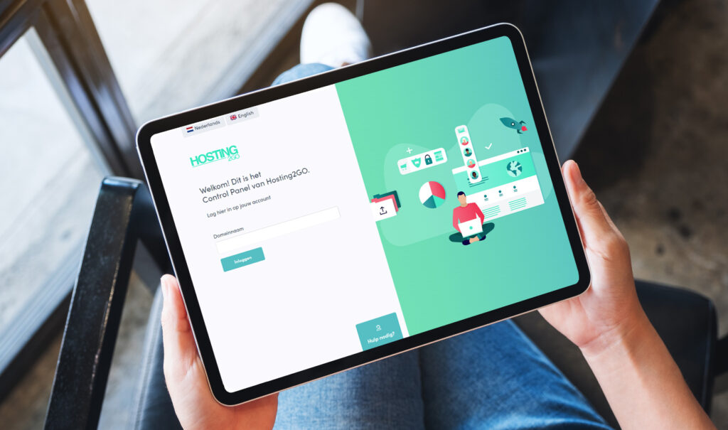 In het Hosting2GO Control Panel regel je alle webhosting instellingen.