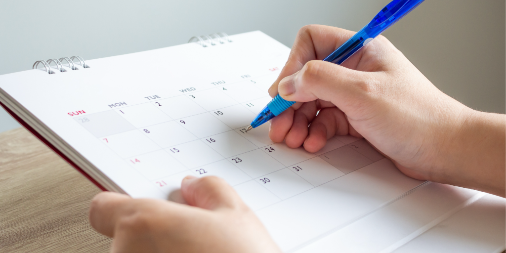 Een sfeerbeeld van een planner