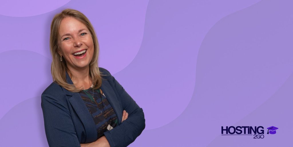 Een foto van Inez Mol passend bij Hosting2GO