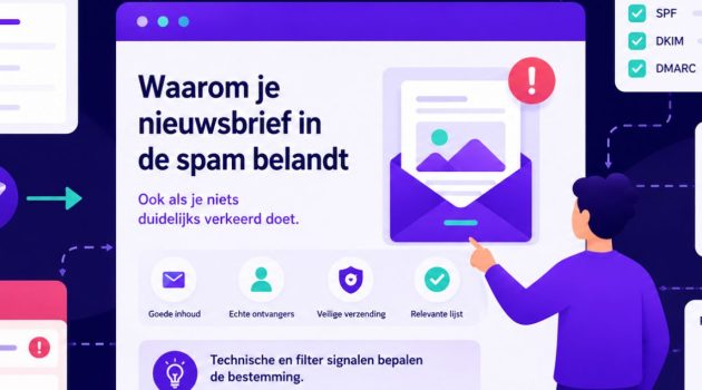 Waarom belandt je nieuwsbrief in de spam en hoe kun je dit voorkomen?